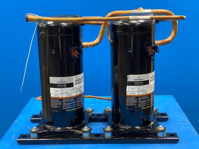 Emerson Copeland ZPT108K5E-TFD-130 Tandem Scroll Compressor 9 Tons (108,000 BTU/hr) 380-420/460V 3Phase 50/60Hz R410A