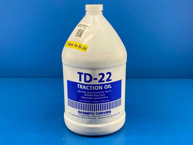 Shimpo Drives 23-0037-02 TD-22 Traction Oil 1 Gallon, for SHIMPO Ring Cone Adjustable Speed Drive